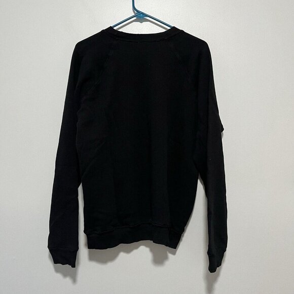 I Stole My Boyfriends Shirt NWT Black Sweatshirt Embroidered Smiley Faces Large‎ - Picture 5 of 7